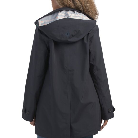 SAVE THE DUCK Black Hooded Windbreaker - Picture 2 of 2